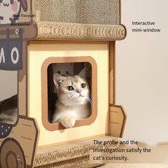 Kitchen cart cat scratching pad