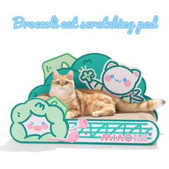 Broccoli Cat Scratch Pad