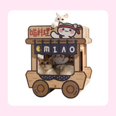 Kitchen cart cat scratching pad