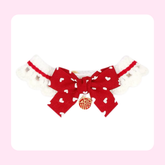 Red Bow Pet Neck Warmer