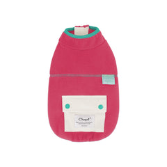 Warm jacket in candy color wih zipped pocket