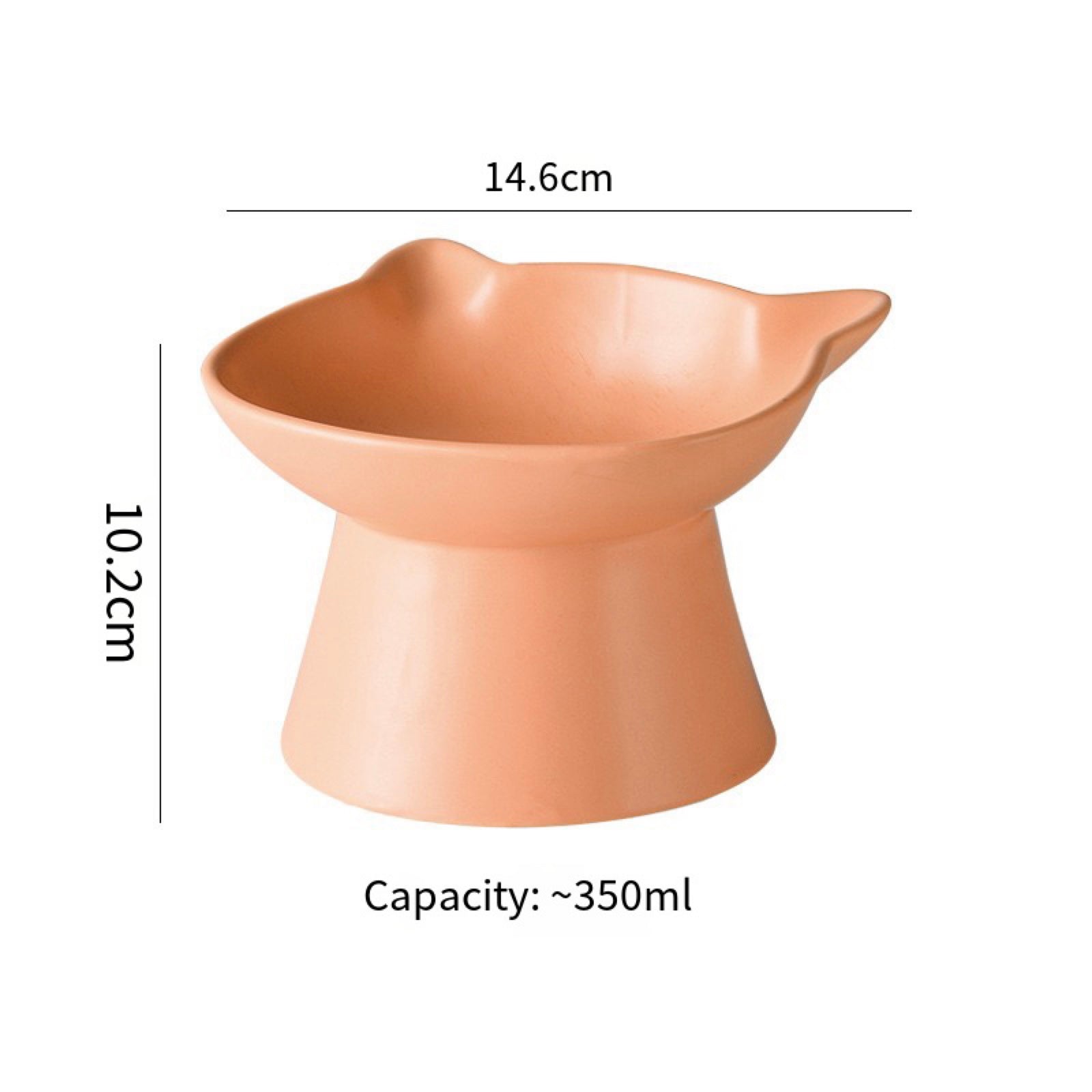 Wide-kitty shape bowl