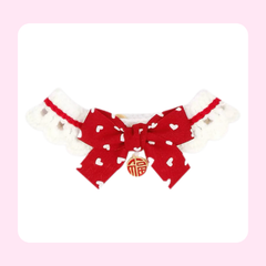 Red Bow Pet Neck Warmer