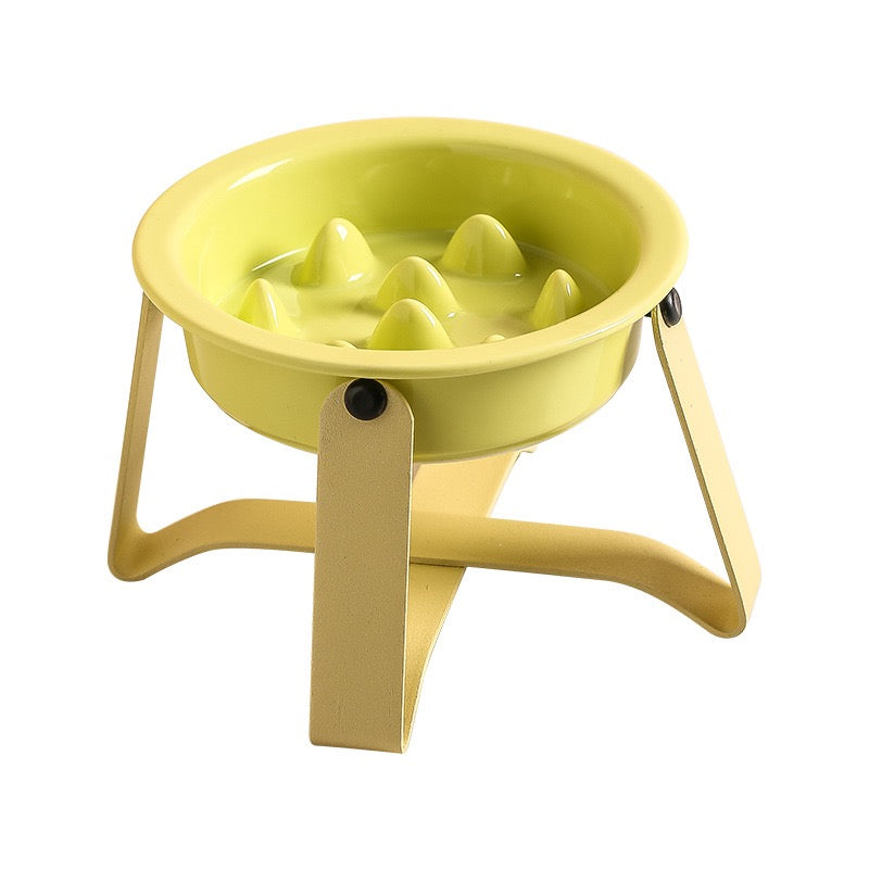Round shape slow feed bowl