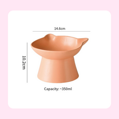 Wide-kitty shape bowl